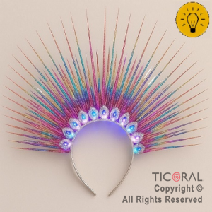 VINCHA DESTELLOS LUMINOSA MULTICOLOR x 1